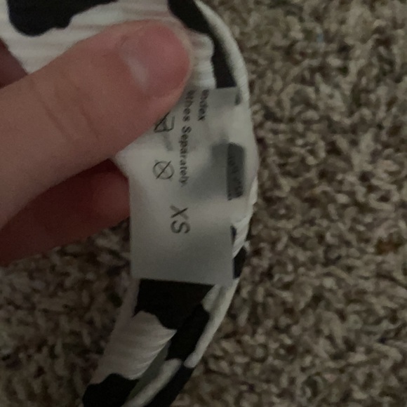 NWT SHEIN ribbed cow print bikini - Picture 5 of 5
